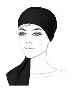 Black Headscarf