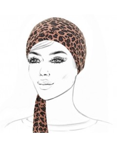 Head Scarf Panther Pattern