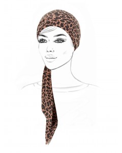 Head Scarf Panther Pattern